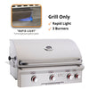 American Outdoor Grill 30NBT Built-in 30" 3 Burner Gas Grill