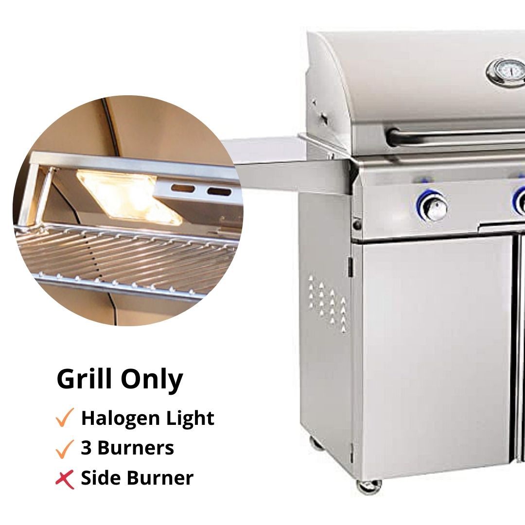 American Outdoor Grill 36PCL Portable 36" 3 Burner Gas Grill