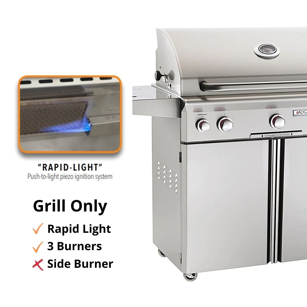 American Outdoor Grill 36PCT Portable 36" 3 Burner Gas Grill