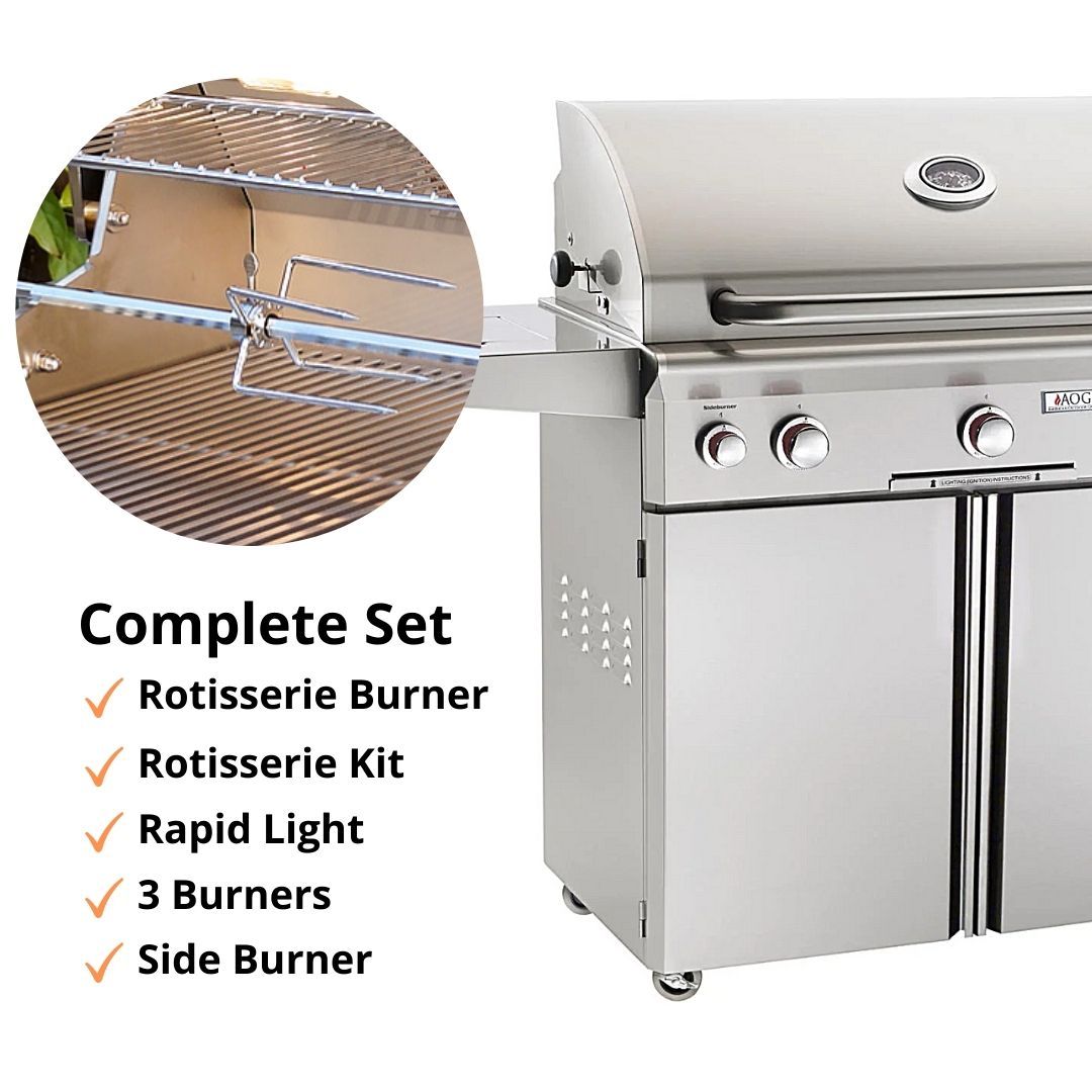 American Outdoor Grill 36PCT Portable 36" 3 Burner Gas Grill