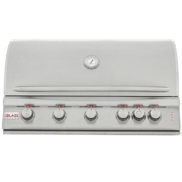 Blaze 40" Stainless Steel 5 Burner LTE Built-In Gas Grill w/ Rear Burner BLZ-5LTE2