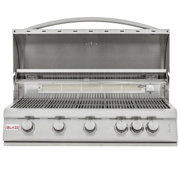 Blaze 40" Stainless Steel 5 Burner LTE Built-In Gas Grill w/ Rear Burner BLZ-5LTE2