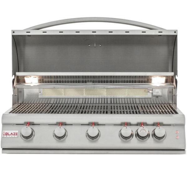 Blaze 40" Stainless Steel 5 Burner LTE Built-In Gas Grill w/ Rear Burner BLZ-5LTE2