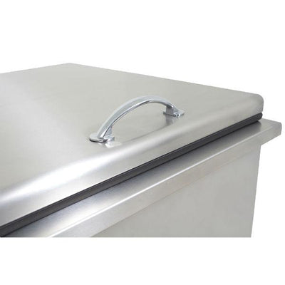 Blaze 22" Stainless Steel Ice Bin & Wine Chiller with Drain BLZ-ICEB-WH