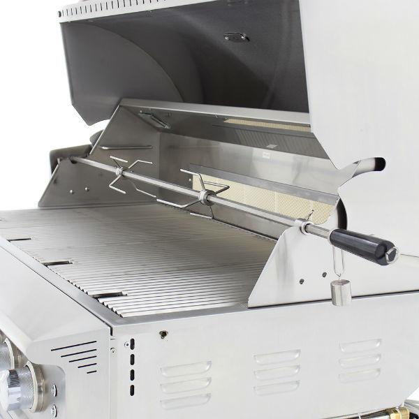 Blaze Professional 44" 4 Burner Built-In Gas Grill With Rear Infrared Burner BLZ-4PRO