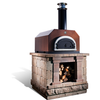 Chicago Brick Oven CBO-O-CT-500 34" Copper Small Countertop Wood Fire Pizza Oven
