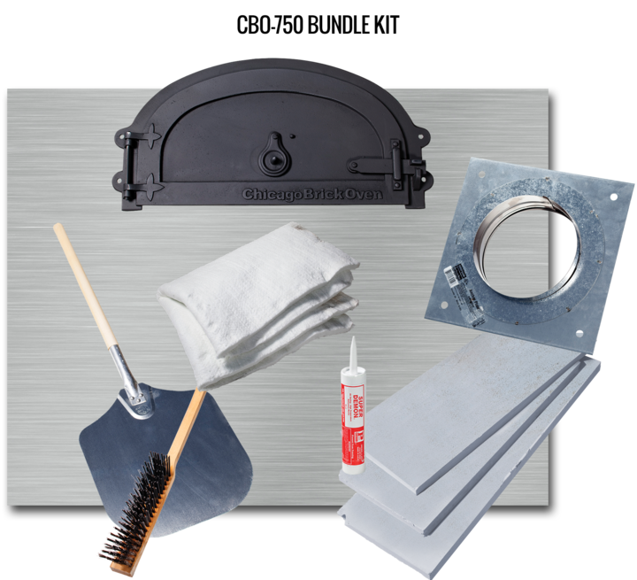 Chicago Brick Oven CBO-O-MBL-750 35" Copper Portable Wood Fire Pizza Oven