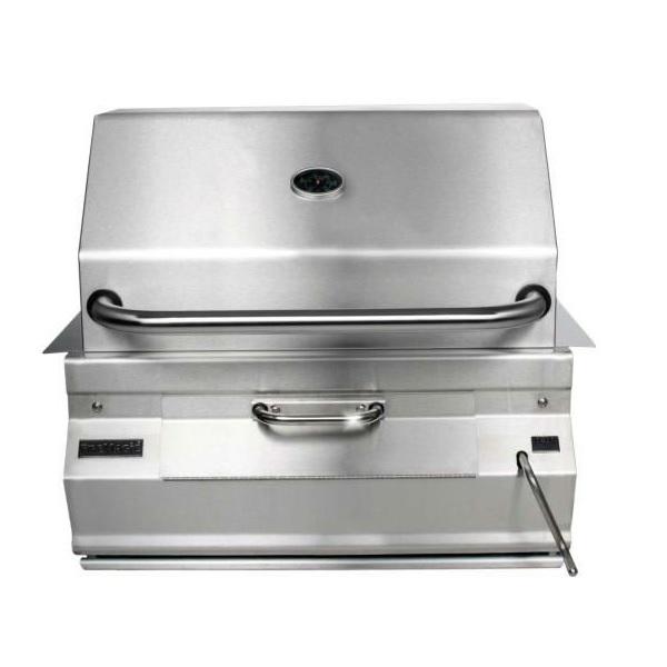 Fire Magic 30" Stainless Steel Built In Charcoal Grill w/ Warming Rack 14-SC01C-A