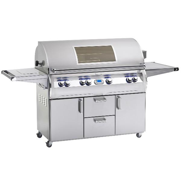 Fire Magic E1060s 48&quot; Stainless Steel Freestanding Gas Grill w/ Side Burner &amp; Magic Window View