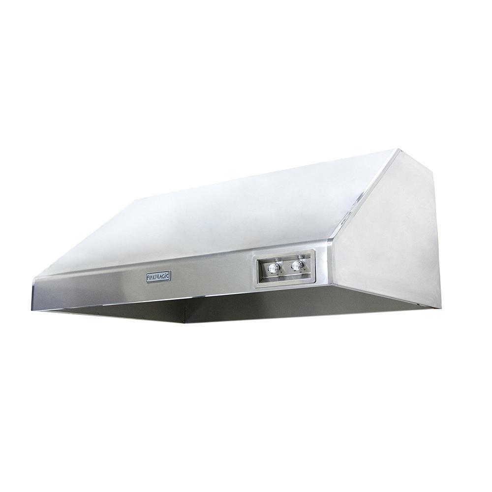 Fire Magic 1200 CFM 60" Stainless Steel Outdoor Vent Hood w/ Fan