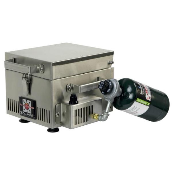 Solaire SOL-IR8A Anywhere Mini 11" Stainless Steel Personal Infrared Gas Grill