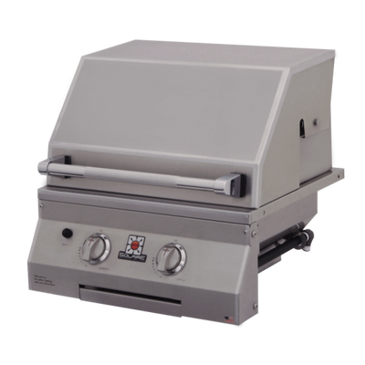 Solaire SOL-IRBQ-21GIR 21" Stainless Steel 2 Burner Built-In Infrared Gas Grill