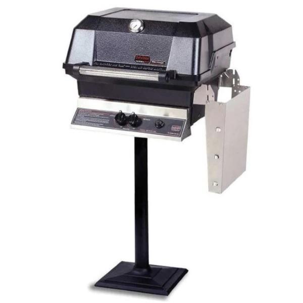 MHP JNR4 Stainless Steel Gas Grill in Deck/ Patio Base w/ Stainless Cooking Grids