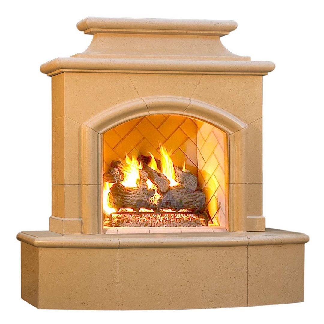 AFD 073-02-X-CB-XXC Standard Mariposa Café Blanco Vented Fireplace