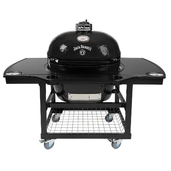 Primo PGCXLHJ Jack  Daniel’s XL  28" Black 400 Oval  Ceramic Charcoal Grill