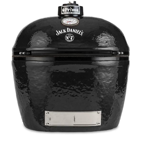 Primo PGCXLHJ Jack  Daniel’s XL  28&quot; Black 400 Oval  Ceramic Charcoal Grill