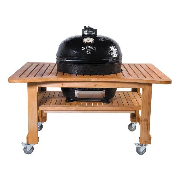 Primo PGCXLHJ Jack  Daniel’s XL  28" Black 400 Oval  Ceramic Charcoal Grill