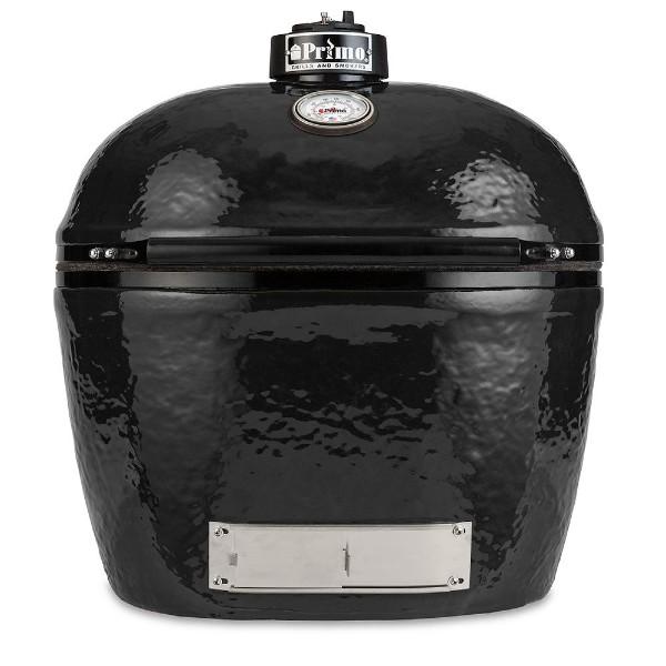 Primo PGCXLH Oval XL 400 28&quot; Black Ceramic Charcoal Grill