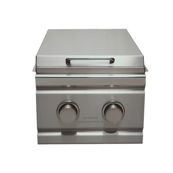 RCS Grill Cutlass RDB1 13&quot; Stainless Steel Double Side Slide-In Burner