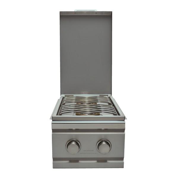 RCS Grill Cutlass RDB1 13" Stainless Steel Double Side Slide-In Burner