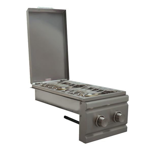 RCS Grill Cutlass RDB1 13" Stainless Steel Double Side Slide-In Burner