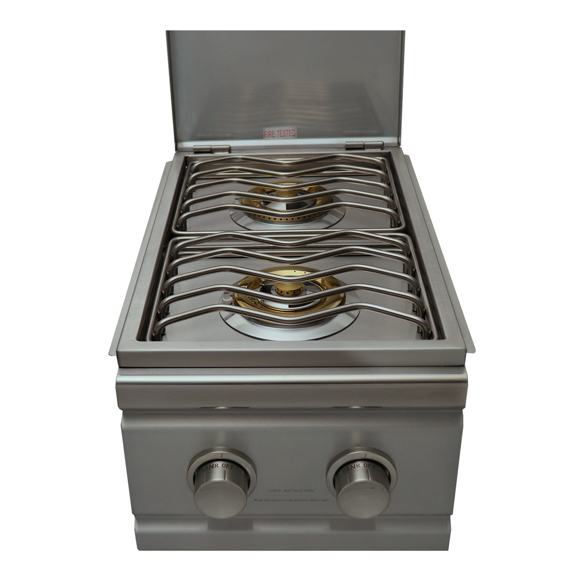 RCS Grill Cutlass RDB1 13" Stainless Steel Double Side Slide-In Burner