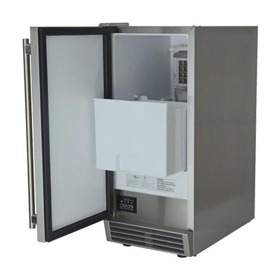 RCS Grill REFR3 14" Sainless Steel UL Rated Outdoor Ice Maker