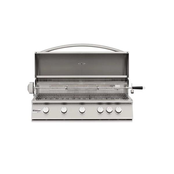 Summerset Sizzler SIZ40 40" 5-Burner Built-In Gas Grill w/ Rear Infrared Burner