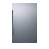 Summit SPR196OS 19" Stainless Steel 3.13 cu.ft. Outdoor Rated Built-In Refrigerator