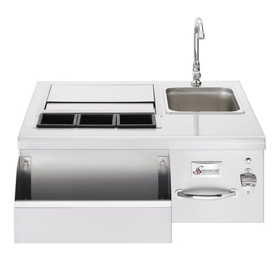 Summerset Stainless Steel Built-In Beverage Center with Sink