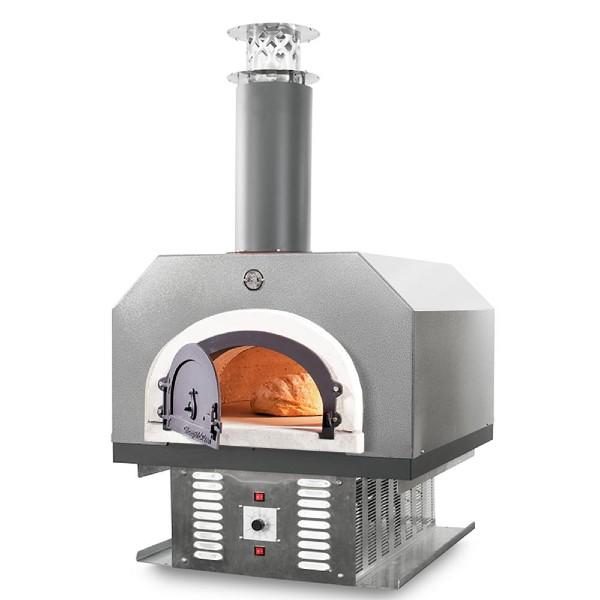 Chicago Brick Oven CBO-750 Hybrid 42&quot; Silver Dual Fuel Residential Countertop Pizza Oven