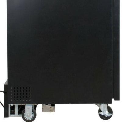 Kegco XCK-1B-4 24" Black Four Tap  Commercial Grade Kegerator w/ Rubber Mat