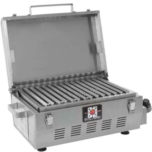 Solaire SOL-EV17A Everywhere 21" Stainless Steel Portable Infrared Propane Gas Grill