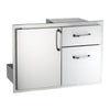 American Outdoor Grill 18-30-SSDD Single Door with Double Drawer