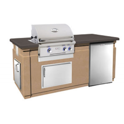 American Outdoor Grill ID790-CBR-108SM Island System with Ref Cutout
