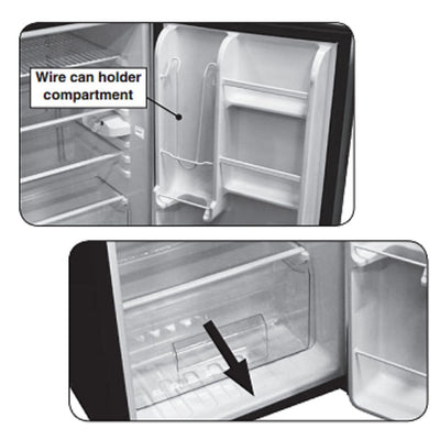 American Outdoor Grill REF-21 Refrigerator 4.0 ft. Reversible Hinge