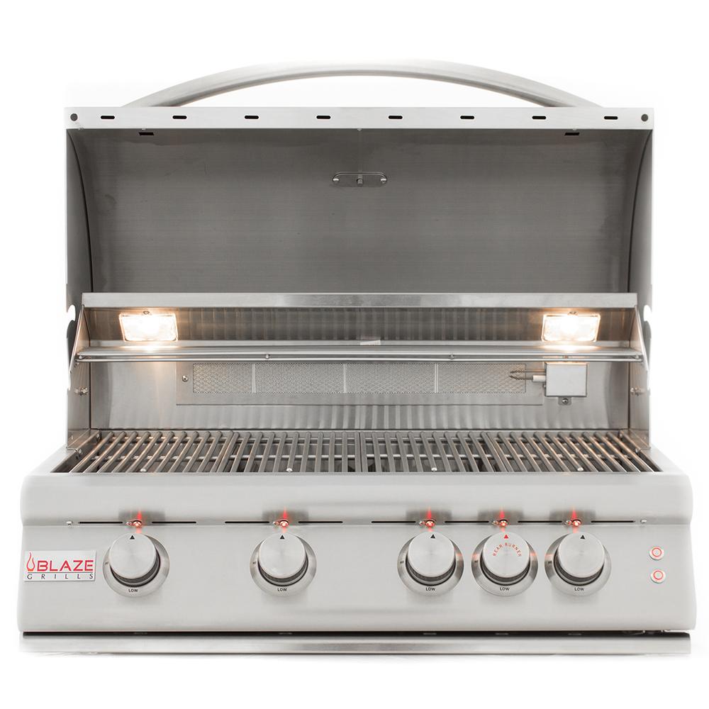 Blaze Grills 32" 4 Burner LTE Built-In Gas Grill with Rear Burner BLZ-4LTE