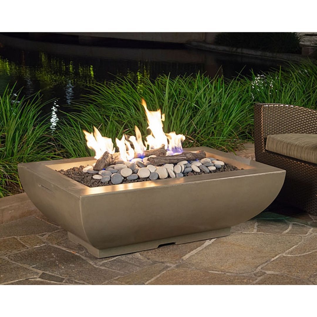 American Fyre Designs 435-CB-11-M4 Bordeaux Rectangle Fire Bowl