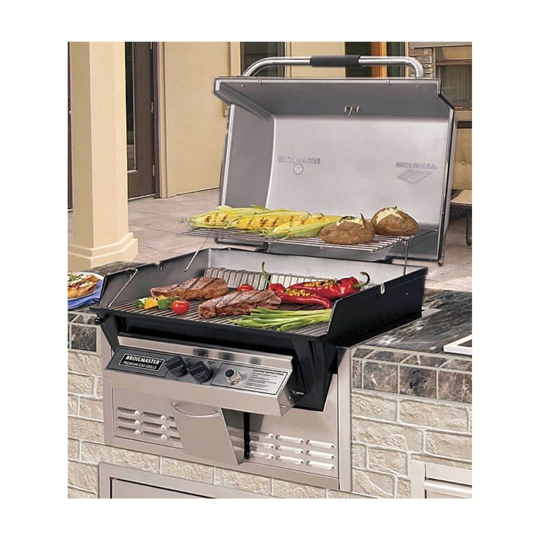 Broilmaster P3SX Bow Tie Burner Premium Gas Grill (Head Only)