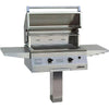 Solaire SOL-AGBQ-27GIR-IGP 27" Stainless Steel Infrared Gas Grill on In-Ground Post