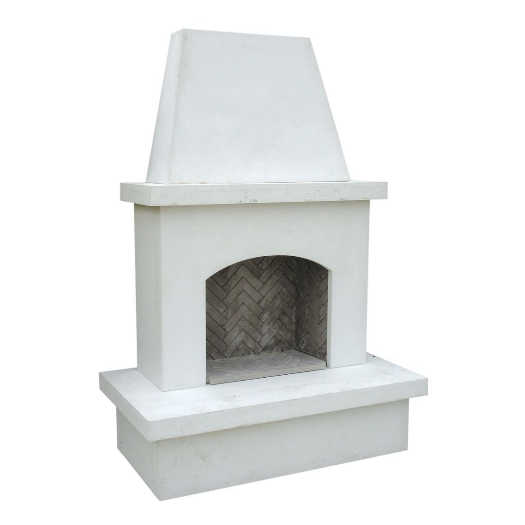 AFD 040-11-A-WC-RBC Contractor&#39;s Model White Vented Fireplace