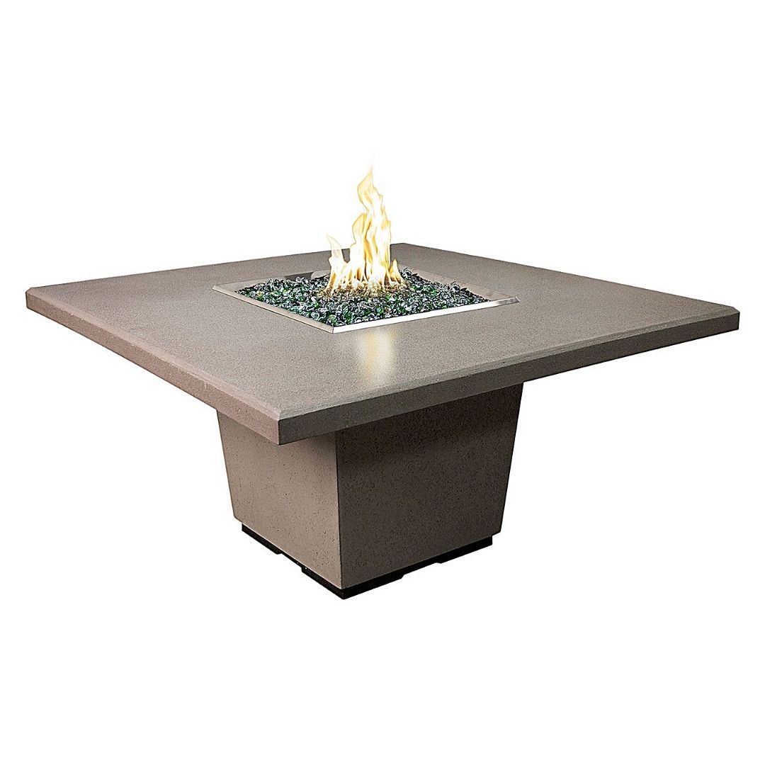 American Fyre Designs 642-SM-M6 Cosmopolitan Square Dining Firetable