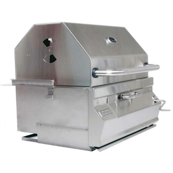 Fire Magic 24" Stainless Steel Built In Charcoal Grill w/ Warming Rack 12-SC01C-A