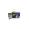 Mont Alpi MASF-SS 20" Stainless Steel Module Sink and Outdoor Fridge