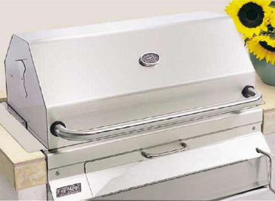 Fire Magic 30" Stainless Steel Built In Charcoal Grill w/ Warming Rack 14-SC01C-A