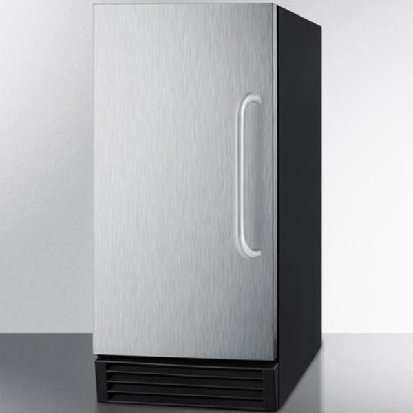 Summit BIM44G 33" Stainless Steel 50 lb. Built-In UL Listed Clear Ice Maker