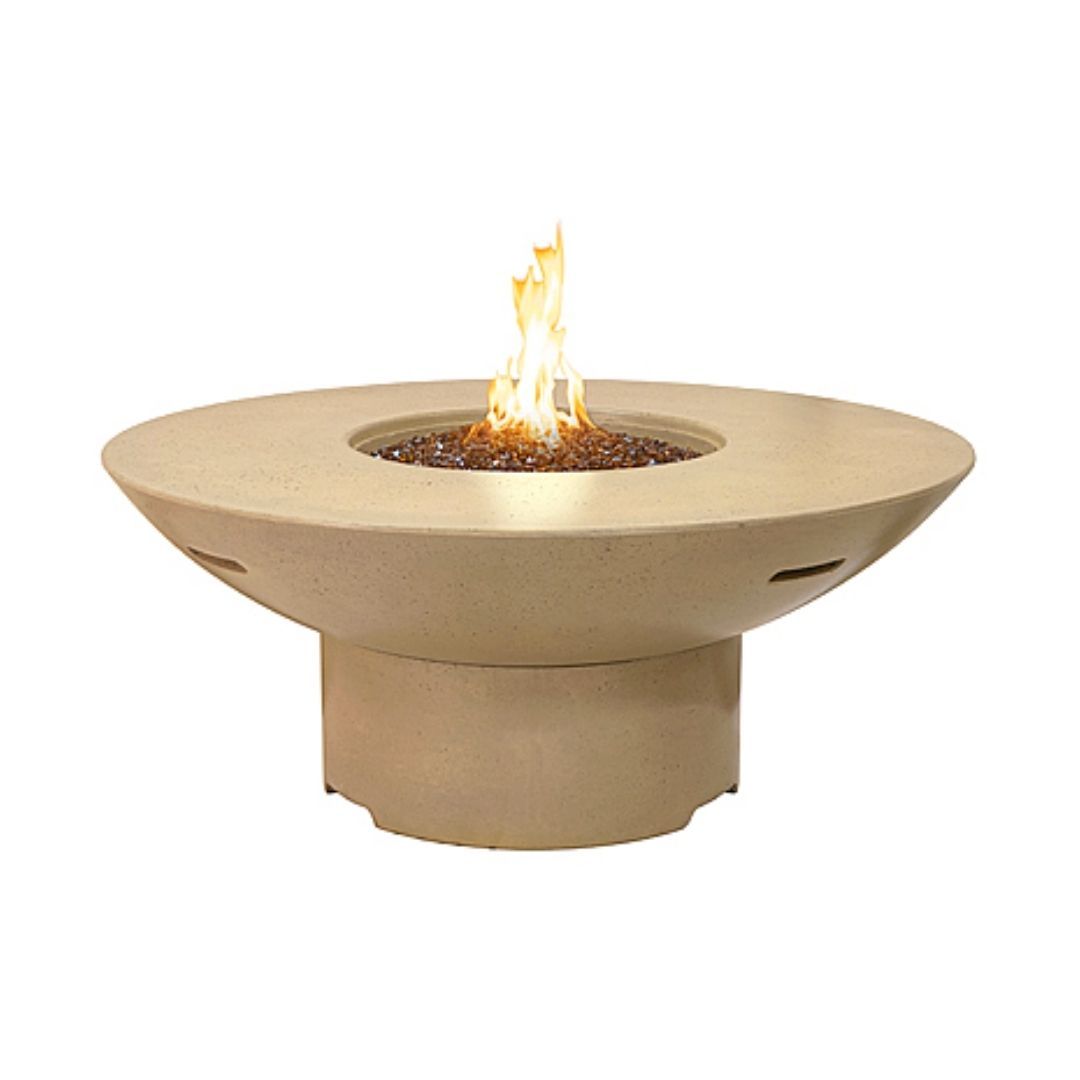 American Fyre Designs 653-CB-11-M2 Lotus Café Blanco Firetable