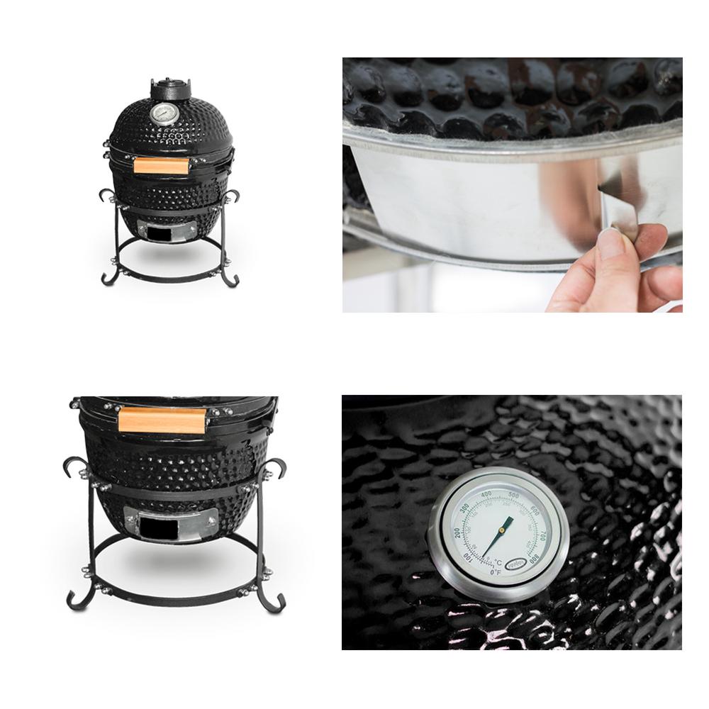 Louisiana Grills 13 Inch Ceramic Kamado Grill Freestanding