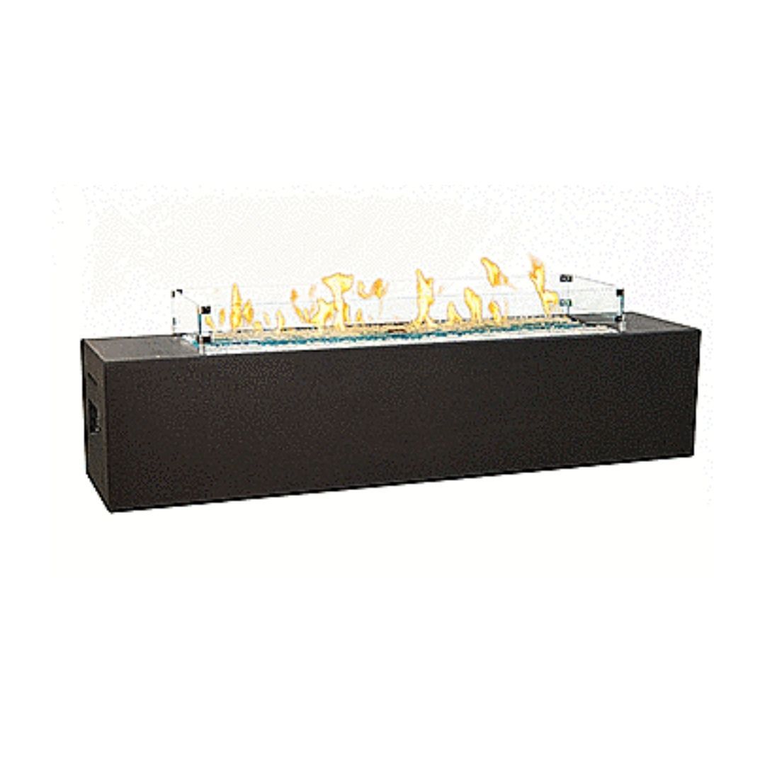 American Fyre Designs 216-BA-11-M8 Milan Low Linear Firetable