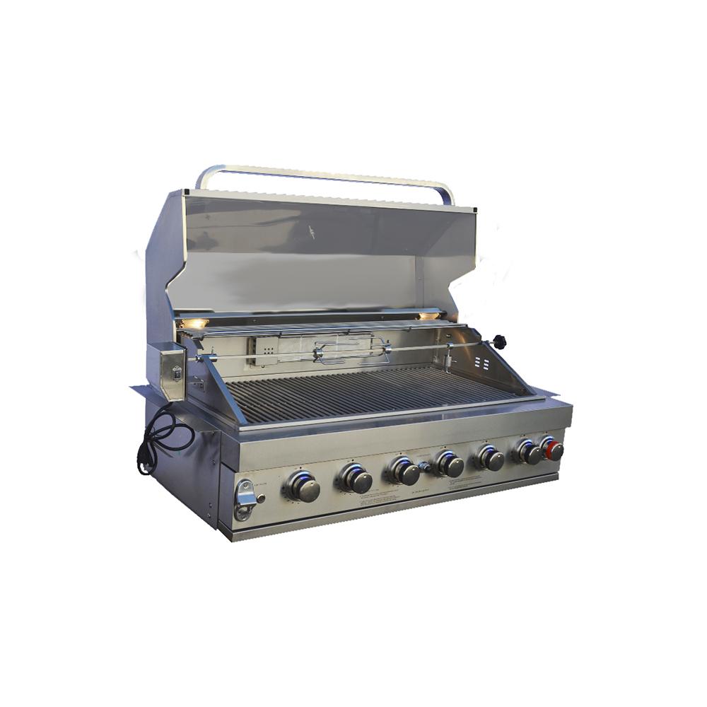 Mont Alpi 44 Inch Six Burner Built-In Gas Grill MABI805